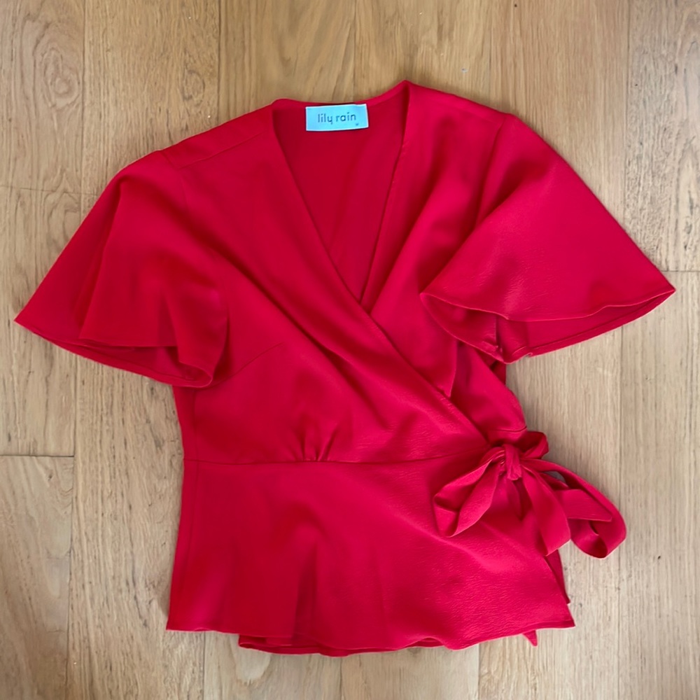 Lily Rain Red Top